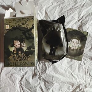 POP MART SKULLPANDA The Ink Plum Blossom series figures, “The Moss”